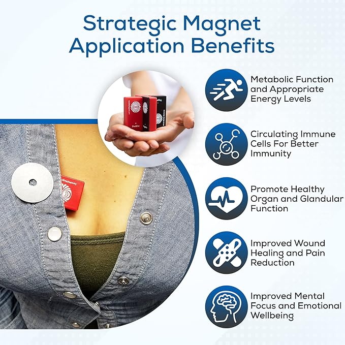 SaveMeMagnets - Biomagnetism Wellness Kit | 6 Therapeutic-Grade Magnets & Illustrated Guide | DIY Magnet Self-Care | Magnetic Tools for Energy, Alignment & Recalibration