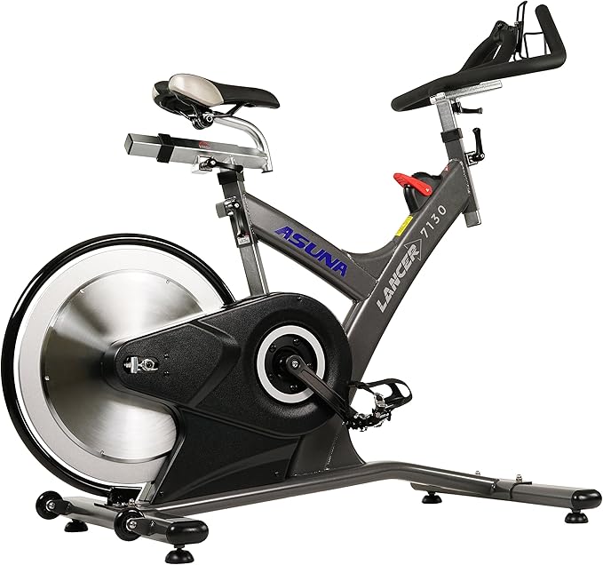Sunny Health & Fitness Premium ASUNA Indoor Stationary Exercise Bike, Indoor Cycling Equipment w/Step-less Magnetic Resistance Plus Adjustable Handlebar & Seat, Home Cardio Training Machine for Adult