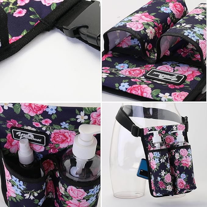 Massage Bottle Bag Massage Oil Bag Massage Therapist Holster Massage Lotion Holster Massage Oil Holster (YR-2KD-MuDan