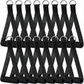 Sumind 16 Pcs Gym Exercise Handles Replacement Cable Machine Attachments for Home Gym Equipment Pulley System Resistance Bands, Strength Trainer, Heavy Duty Workout Handles