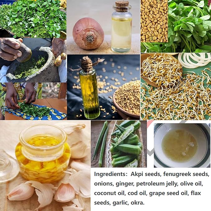 West African Akpi Seeds HIPS Workout Massage Oil for Comfortable Movement — Boost Your Confidence with Every Walking Step — Enhanced Comfort During Resistance Bands, Workout, Yoga & Exercise