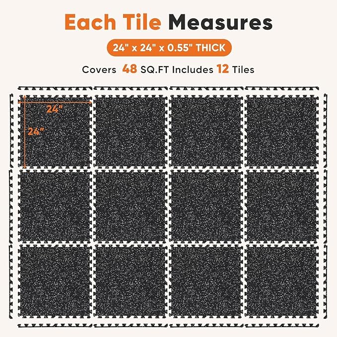 Sweetcrispy Interlocking Foam Floor Tiles
