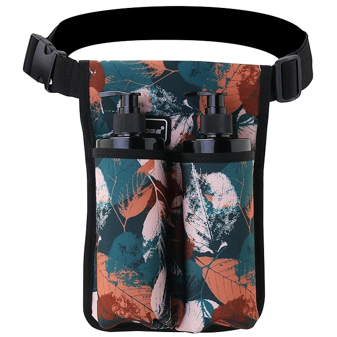 Massage Bottle Bag Massage Oil Holster Lotion Holster Massage Therapist Massage Oil Holster Massage Lotion (TH2kd- YellowShuYe)