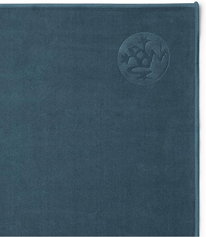 Manduka eQua Hot Yoga Mat Towel - 72" Instant Moisture Activated Grip Ultra Soft Microfiber Quick Dry, Daily Use Ready Lightweight, Travel Friendly Mat Layer 72 x 26.5 inches