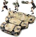XPRT Fitness Workout Sandbag for Heavy Duty Workout Cross Training 7 Multi-positional Handles - Color Army Green/Black/Camo