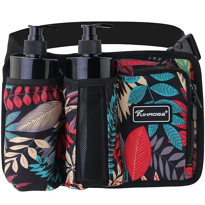 Tuhaoge Massage Bottle Bag Massage Oil Holster Lotion Holster Massage Therapist Massage Oil Holster Massage Lotion (TH3kd- DaShuYe)