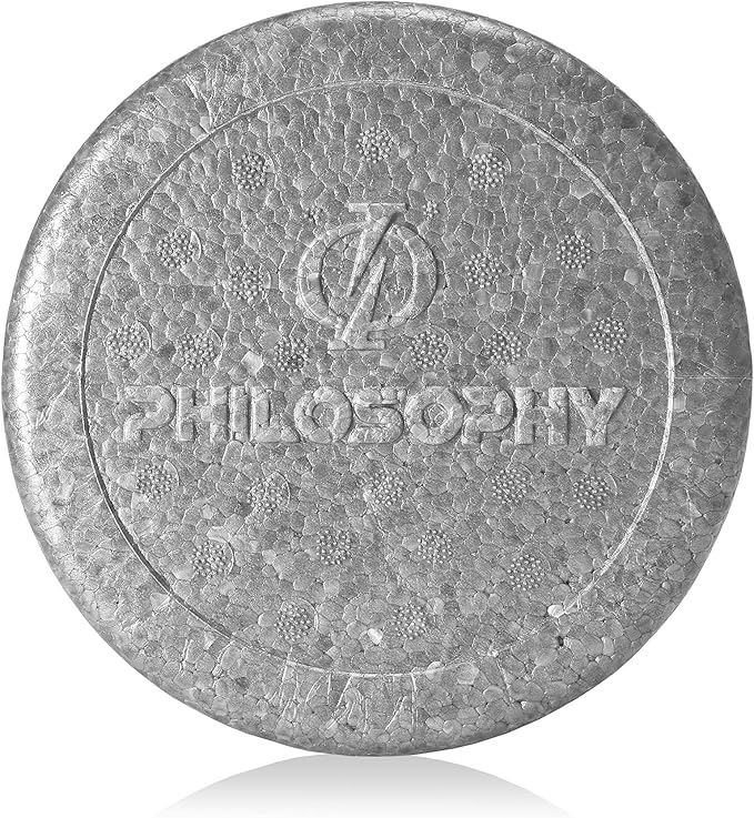 Philosophy Gym 24" High-Density Foam Roller for Exercise, Massage, Muscle Recovery - Round, Gray