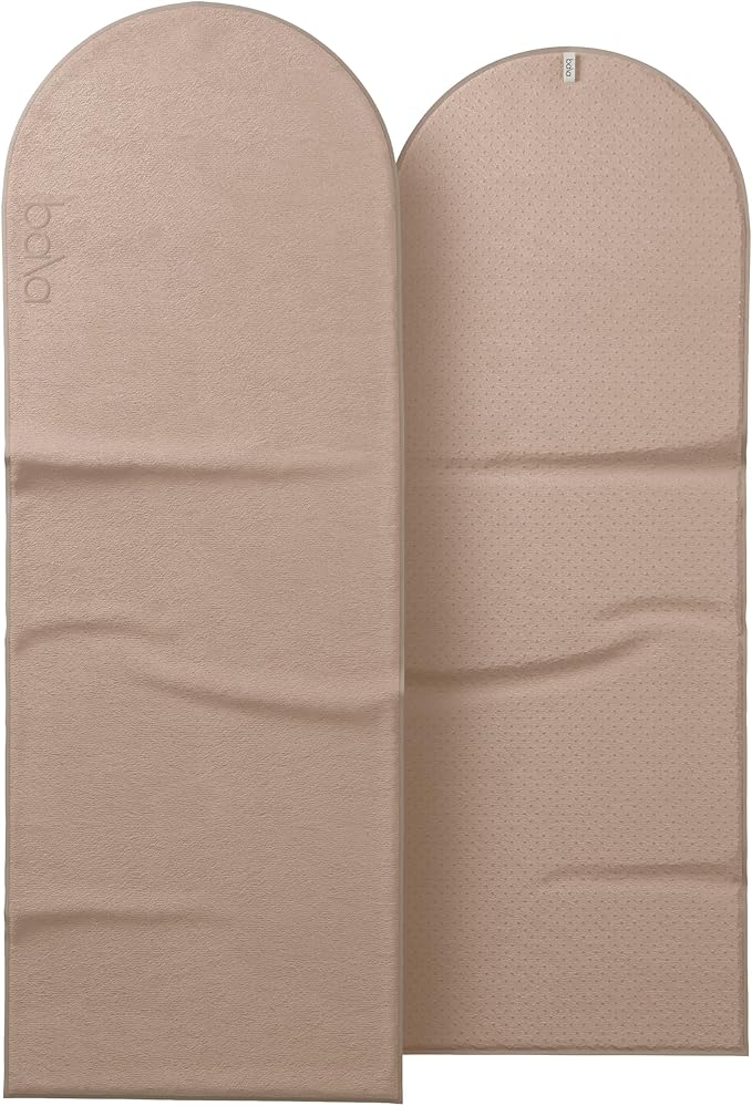 Bala Play Mat Towel, Sand - Non-Slip Absorbent Gym Towels Designed for Sweat, Hot Yoga, Pilates & Core Training Workouts - Fitness & Exercise Gear Essentials for Working Out - Men & Women