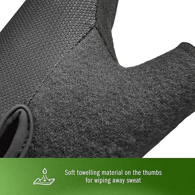adidas Essential Training & Weightlifting Gloves, Fingerless Workout Gloves