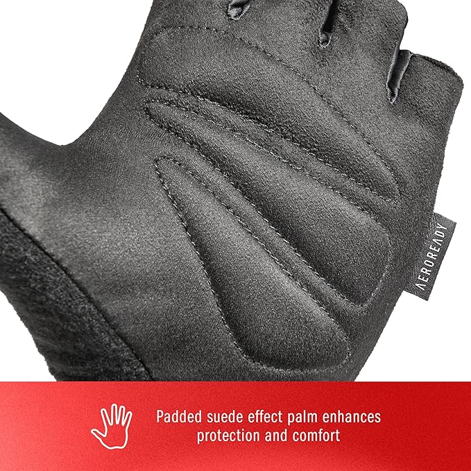 adidas Essential Training & Weightlifting Gloves, Fingerless Workout Gloves