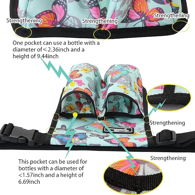 Massage Bottle Bag Massage Oil Bag Massage Therapist Holster Massage Lotion Holster Massage Oil Holster (YR-2KD-HuDie
