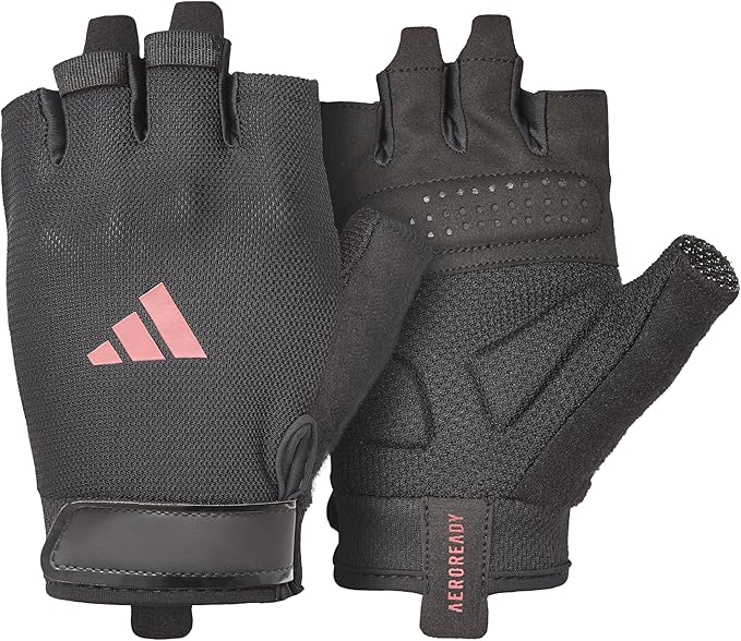adidas Essential Training Gloves - Pink Mesh