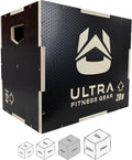 Wooden Plyo Box, 31 Plyometric Jump Training Squat, Step Up, Jumps & More Workout Size S, M, L, XL