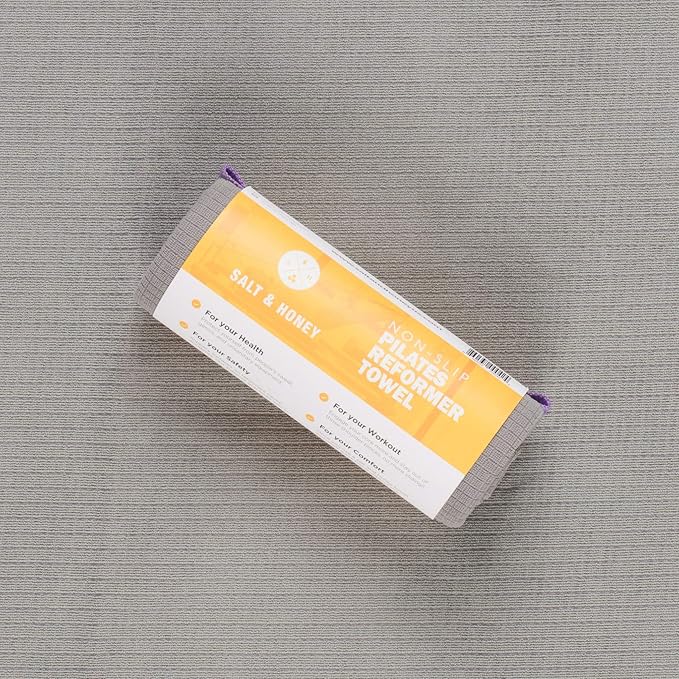 Salt & Honey Non-Slip Pilates Reformer Mat Towel