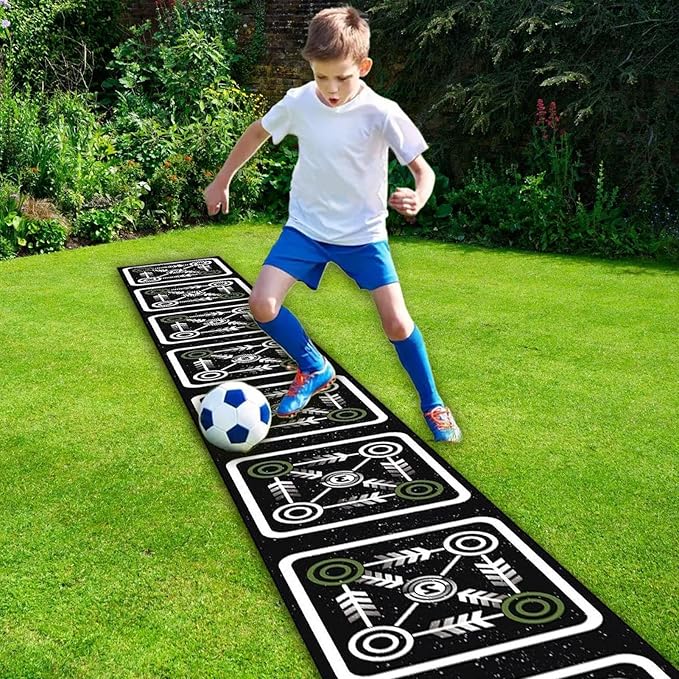Speed Ladder Agility Ladder - Workout Laddersagility, Soccer Ladders Non-Slip Home Gym Footwork Drills Workout Equipment for Quickness, Endurance, Speed, and Coordination