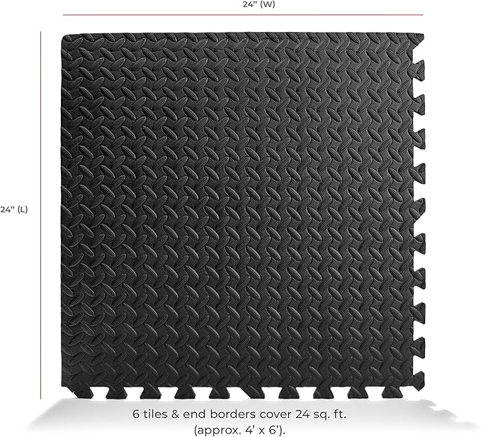 Sunny Health & Fitness Tri-Folding & Puzzle Exercise Mats – Extra Thick, Durable, Non-Slip, Water-Resistant Cushioning for Home Gym, Yoga, MMA, Gymnastics, Cardio, and Core Workouts