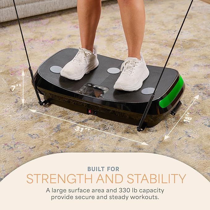 Lifepro Rumblex 4D Vibration Plate Exercise Machine with Triple Motor Oscillation, Linear, and Pulsation – Advanced 4D Vibration Technology for Whole Body Fitness, Weight Loss and Recovery at Home