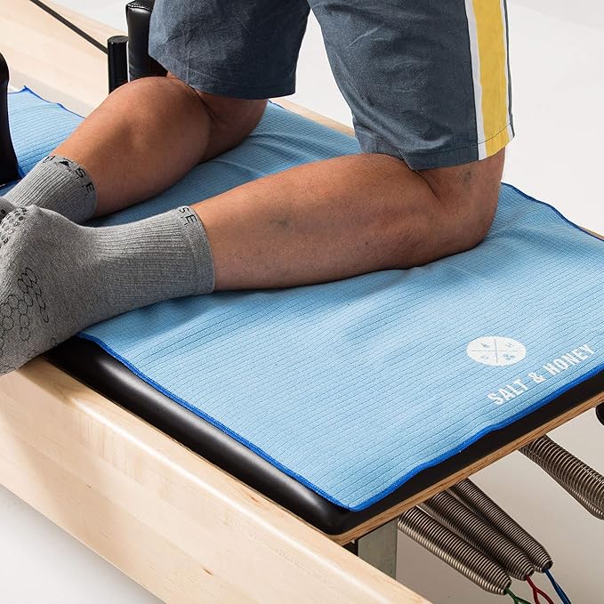 Salt & Honey Non-Slip Pilates Reformer Mat Towel