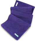 FACESOFT Eco Friendly Gym Towel for Working Out - Soft and Absorbent Cotton Exercise - No Synthetic Microfibers or Plastics - Sweat Towel for Gym, Fitness, Sports, Yoga - Purple - 1 Pc