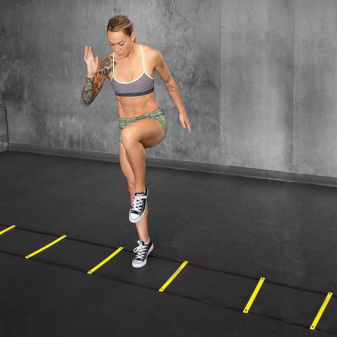 ProsourceFit Speed Agility Ladder 8, 12 and 20 Rung for Speed Training and Sports Agility Workouts with Free Carrying Bag