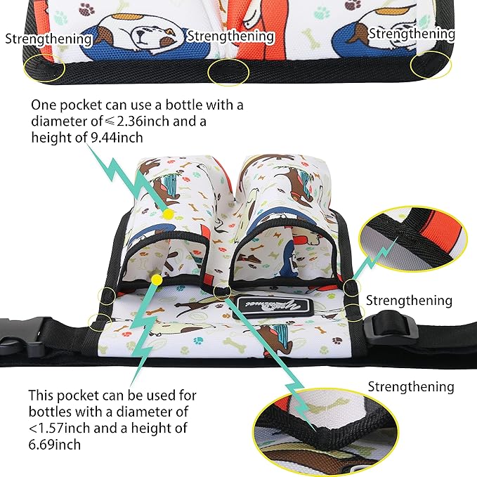 Massage Bottle Bag Massage Oil Bag Massage Therapist Holster Massage Lotion Holster Massage Oil Holster (YR-2KD-XiaoGou）