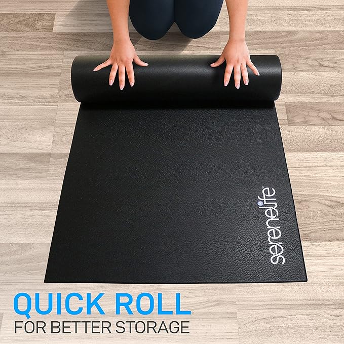 SereneLifeHome Premium Portable Fitness Exercise Mat