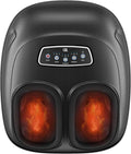 CILI Foot Massager with Heat, Shiatsu Foot Massager for Pain Relief & Plantar Fasciitis, Electric Heated Feet Massager with Kneading, Compression & Vibration, Washable Sleeve, FSA Eligible HSA