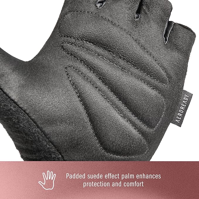 adidas Essential Training & Weightlifting Gloves, Fingerless Workout Gloves