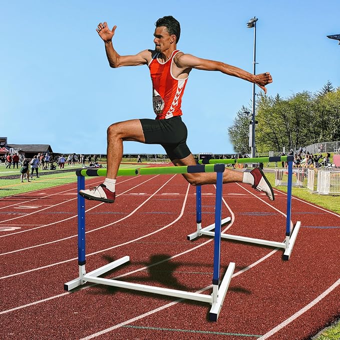 Detachable Hurdles Track and Field Adjustable Height Agility Training Hurdles Speed Practice Equipment for Sport