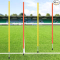 4 Pcs Training Agility Poles 5ft Adjustable Poles Soccer Training Sticks Sports Speed and Agility Trainings Equipment for Football Sport Soccers Speed Trainings