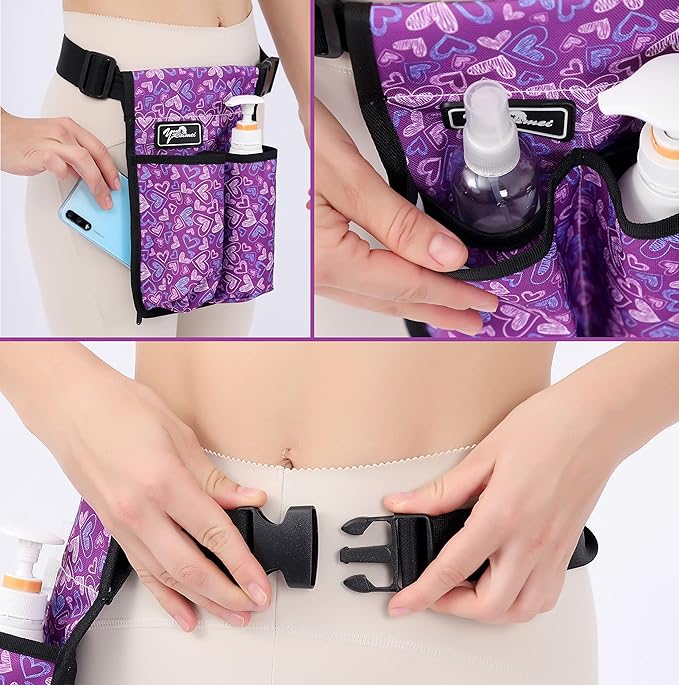 Massage Bottle Bag Massage Oil Bag Massage Therapist Holster Massage Lotion Holster Massage Oil Holster (2kd-ZiXin