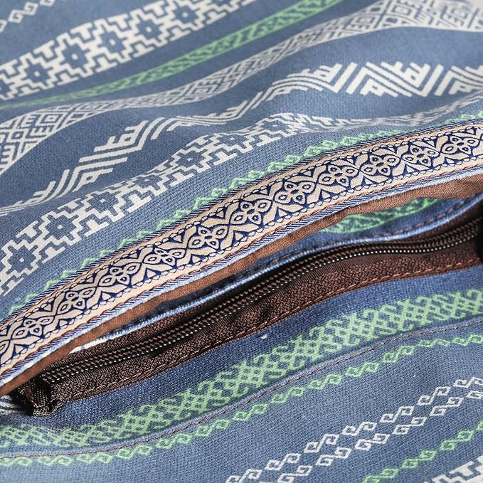 Ewedoos Canvas Yoga Mat Bag Fits Most Mats Yoga Bag with Large Storage Pockets to Hold More Accessories Ideal for Pilates Workout Gifts & Travel