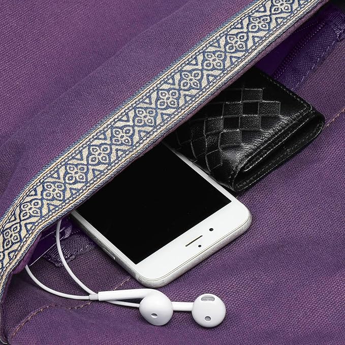 Ewedoos Canvas Yoga Mat Bag Fits Most Mats Yoga Bag with Large Storage Pockets to Hold More Accessories Ideal for Pilates Workout Gifts & Travel
