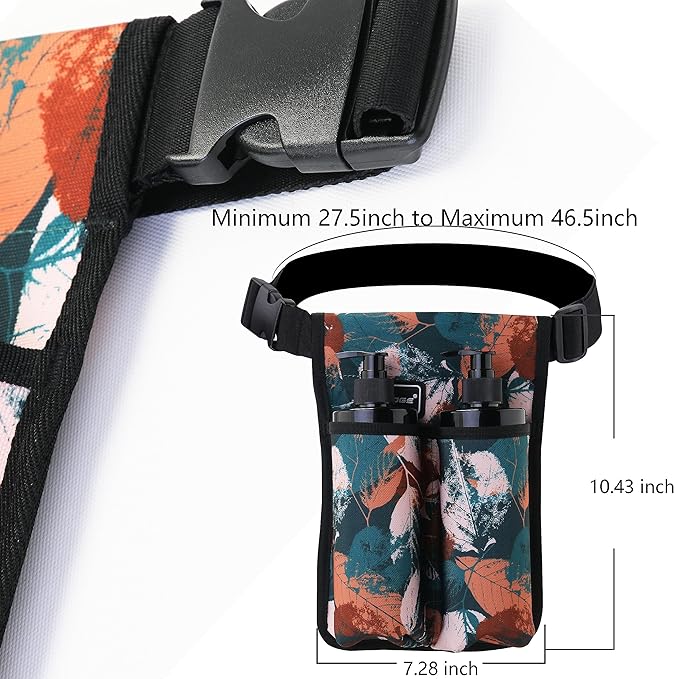 Massage Bottle Bag Massage Oil Holster Lotion Holster Massage Therapist Massage Oil Holster Massage Lotion (TH2kd- YellowShuYe)