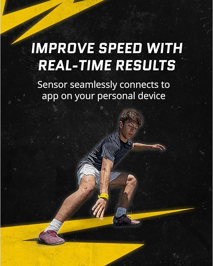 SKLZ Hyper Speed Athletic Training System – Wearable Sports Technology with Integrated Training Videos for Speed, Agility, and Vertical Jump Enhancement, Includes Tripod Phone Stand