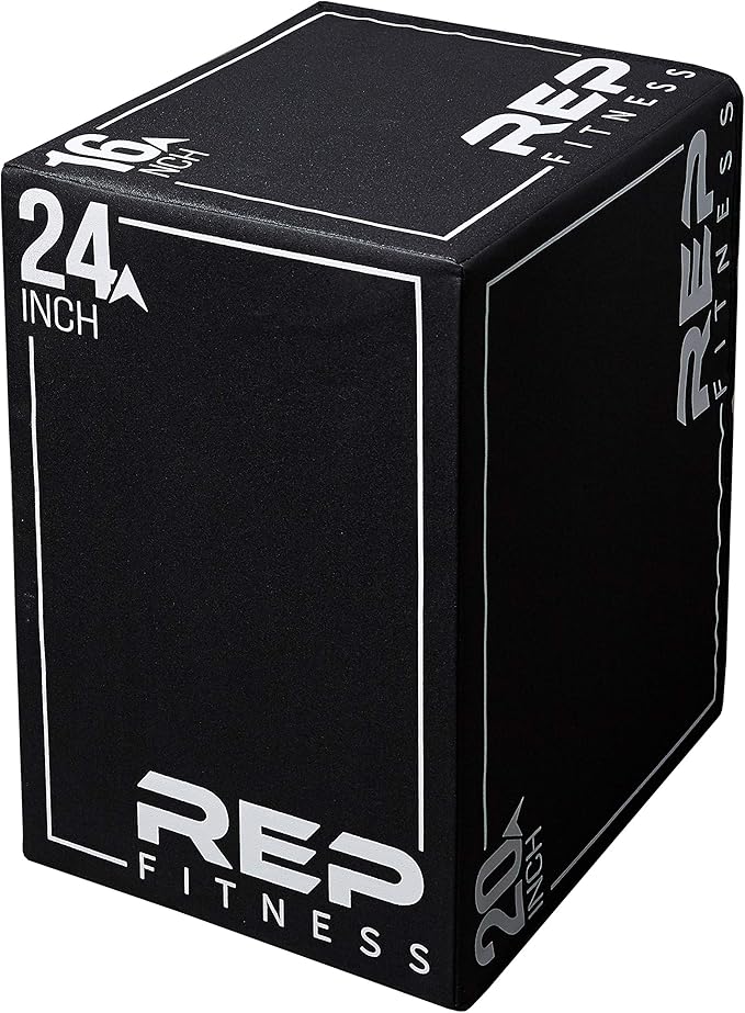 REP Soft Plyo Box | 3-in-1 Foam Jump Box | 3 Size Options 16", 20", 24" | Plyometric Training Platform | Home Gym Equipment | Non-Slip Step Block | Adjustable Workout Box | CrossFit Jump Tool