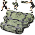 XPRT Fitness Workout Sandbag for Heavy Duty Workout Cross Training 7 Multi-positional Handles - Color Army Green/Black/Camo