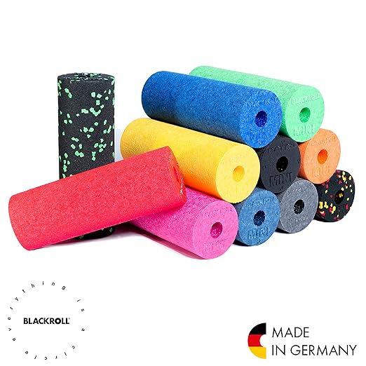 BLACKROLL - Mini Foam Roller, Massage Tool for Feet, Hands, and Arms, Ideal for Travel Size and Targeted Myofascial Release, for Exercise, Massage, and Muscle Recovery, 6" x 2", Green