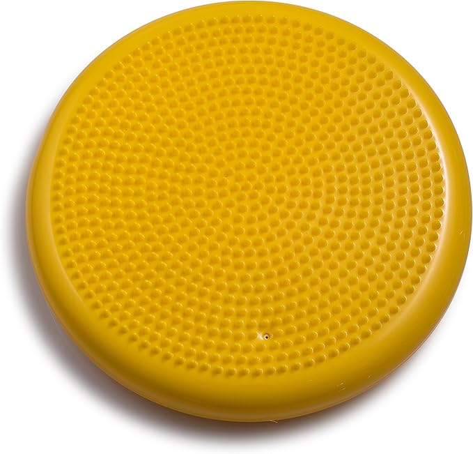 Inflated Stability Wobble Cushion, Including Free Pump/Exercise Fitness Core Balance Disc