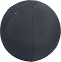 Leitz Sitzball für aktives Sitzen, Gymnastikball, Ergonomische Alternative, INKL. Stoffbezug, Handluftpumpe