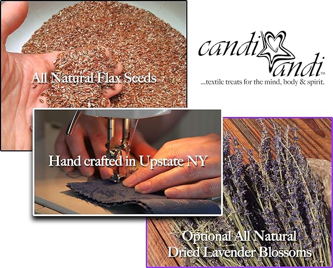 Eye Pillow - Flax Seed Fill - Lavender Scented - Majestic Purple