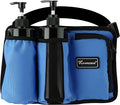 3KD9D Blue Massage Oil Bottle Bag - Lotion Holster for Therapist