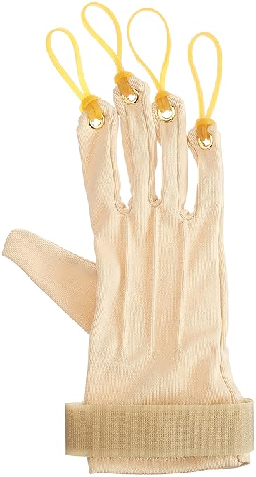Sammons Preston Traction Exercise Glove, Hand and Finger Strengthening Glove for Joint Flexion, Hand Exerciser for Therapy, Recovery, and Rehabilitation, Right, Small/Medium