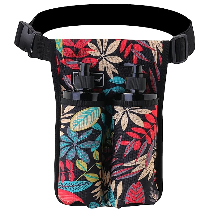 Tuhaoge Massage Bottle Bag Massage Oil Holster Lotion Holster Massage Therapist Massage Oil Holster Massage Lotion (TH2kd- DaShuYe)