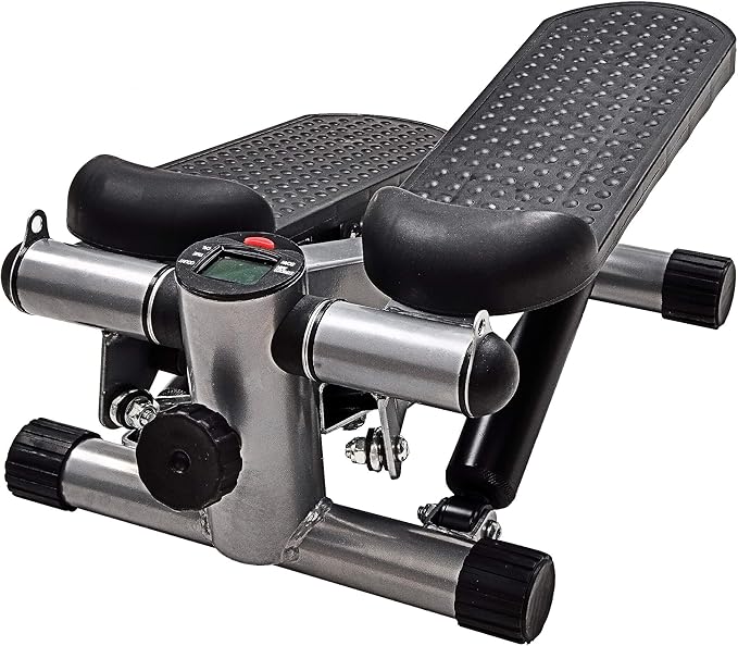 Fitvids Pre-Assembled Adjustable Mini Stepper Stair Stepper Stepping Machine with Resistance Bands