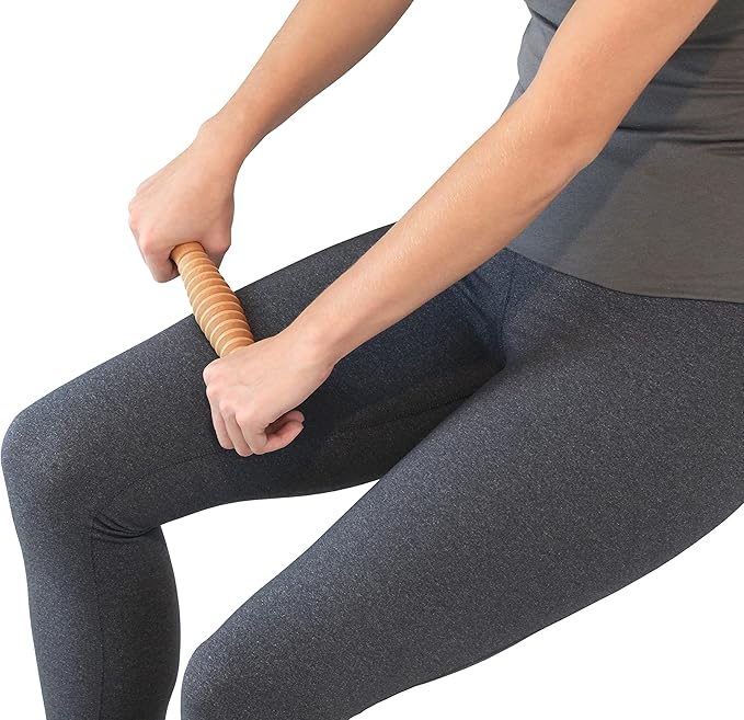 Body Back Wooden Foot Roller, Foot Massager for Plantar Fasciitis, Stress Relief, Relaxation