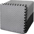 BEAUTYOVO Puzzle Exercise Mat with 12/24/48 Tiles Interlocking Foam Gym Mats, 24'' x 24'' EVA Foam Floor Tiles, Protective Flooring Mats for Gym Equipment