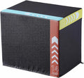 Plyometric Jump Box 3-in-1, 20/18/16 Inch - Cotton Plyo Box for Fitness, Agility & Strength Training - Step Up Platform - Home Gym Equipment - Black