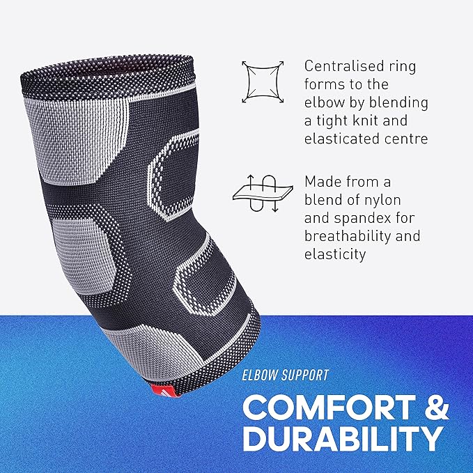 Adidas Knitted Support Sleeve, Ergonomic Compression Sleeve
