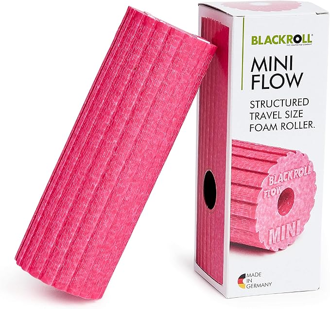 BLACKROLL - Mini Flow Foam Roller, Portable Massage Tool for Feet, Hands, and Arms, Ideal for Travel and Plantar Fasciitis Relief, Great for Exercise, Massage, and Muscle Recovery, 6" x 2"